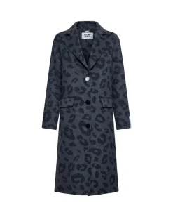 Animal print coat