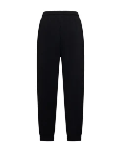 Black drawstring joggers