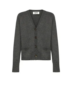 Cardigan with tortoiseshell buttons
