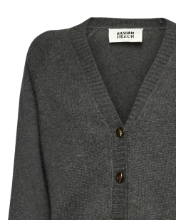 Cardigan with tortoiseshell buttons
