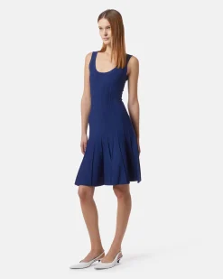 Cibuine jersey flared dress