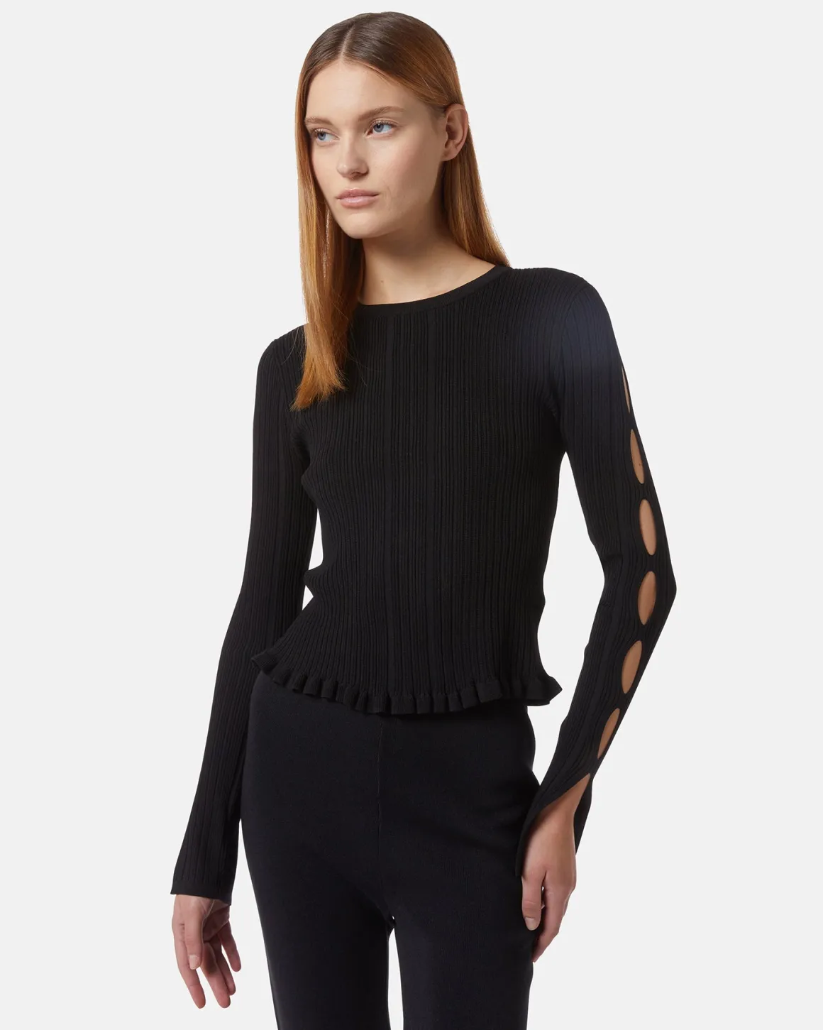Cibuine shirt with cut-out sleeves