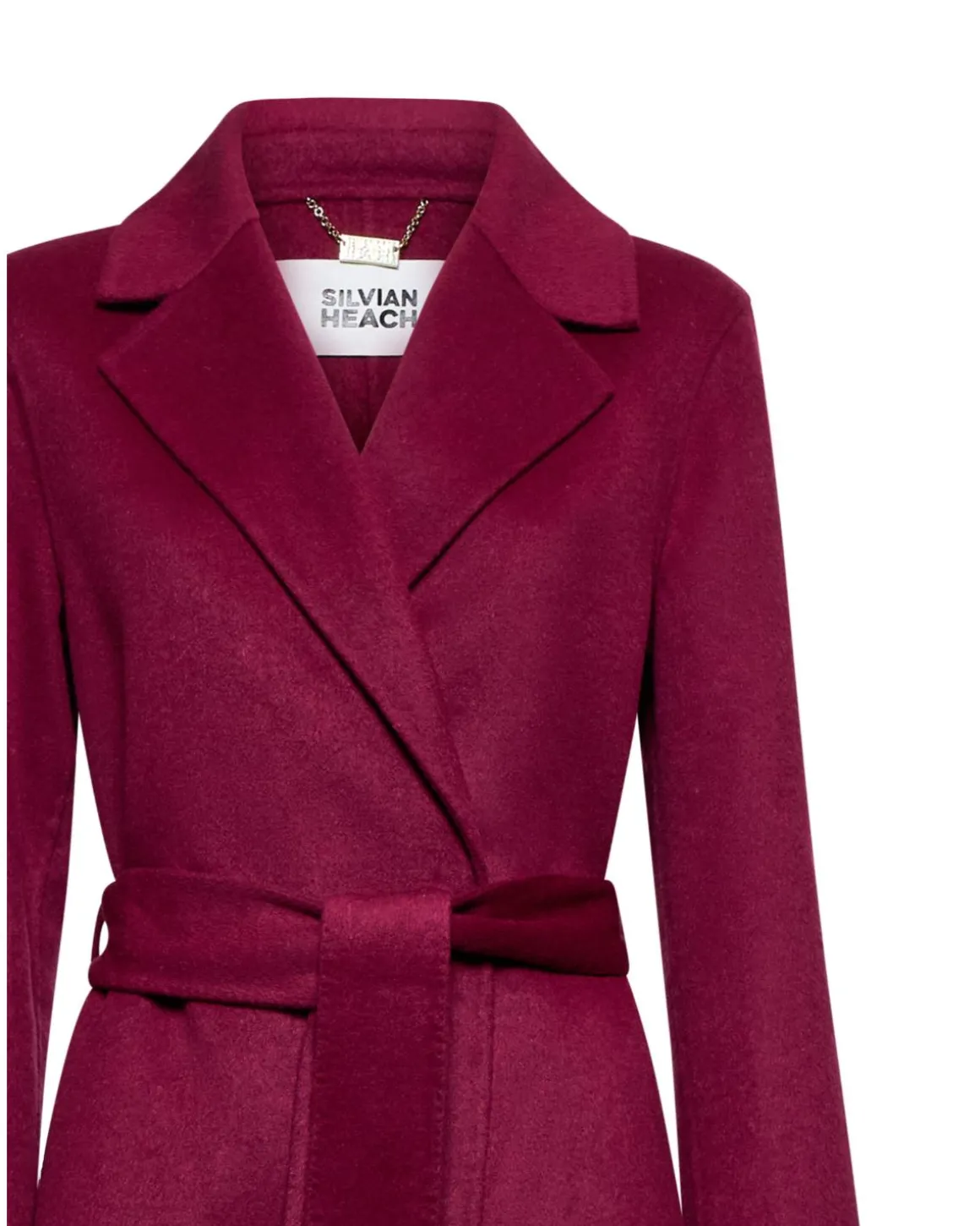 Coat with belt