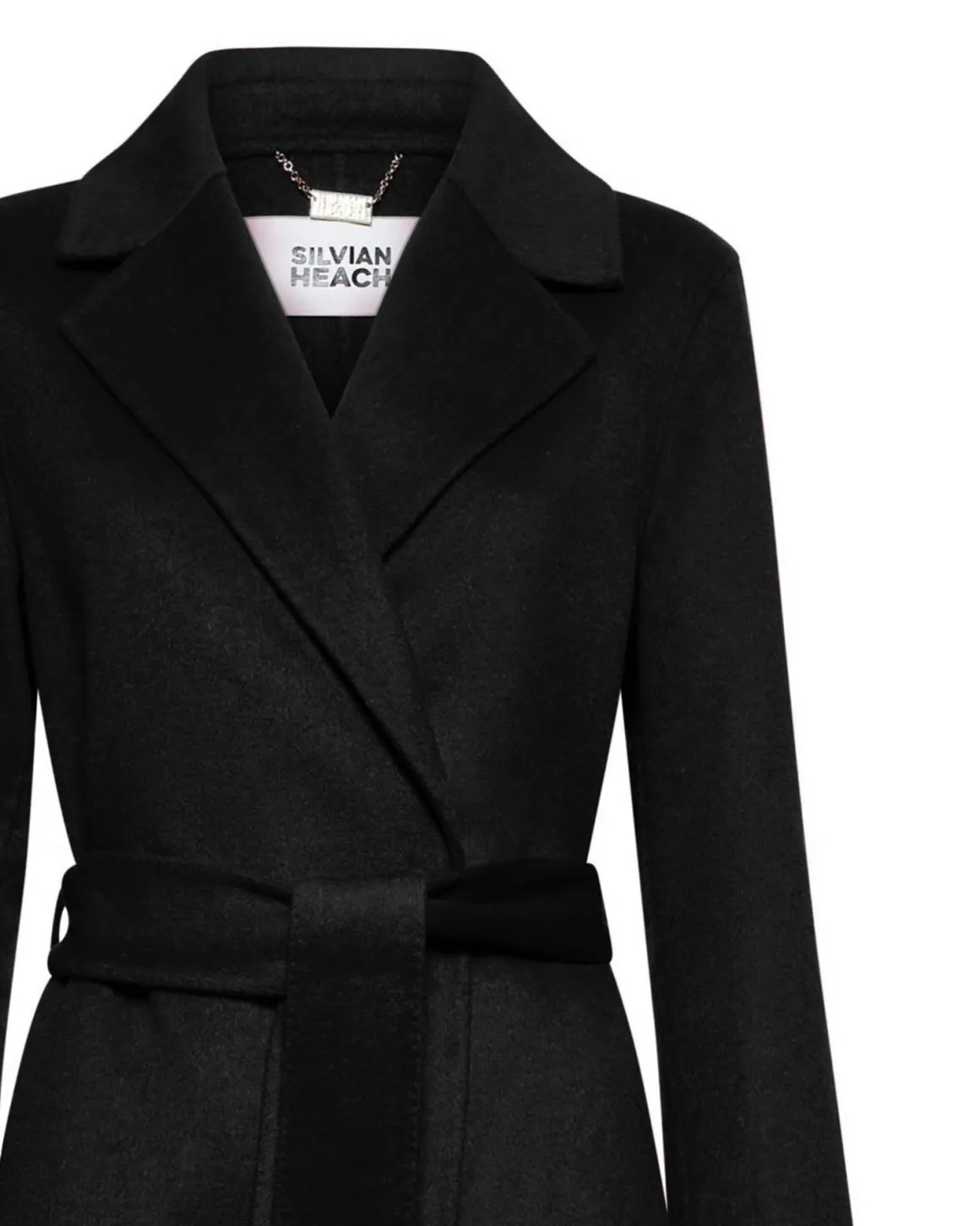 Coat with belt