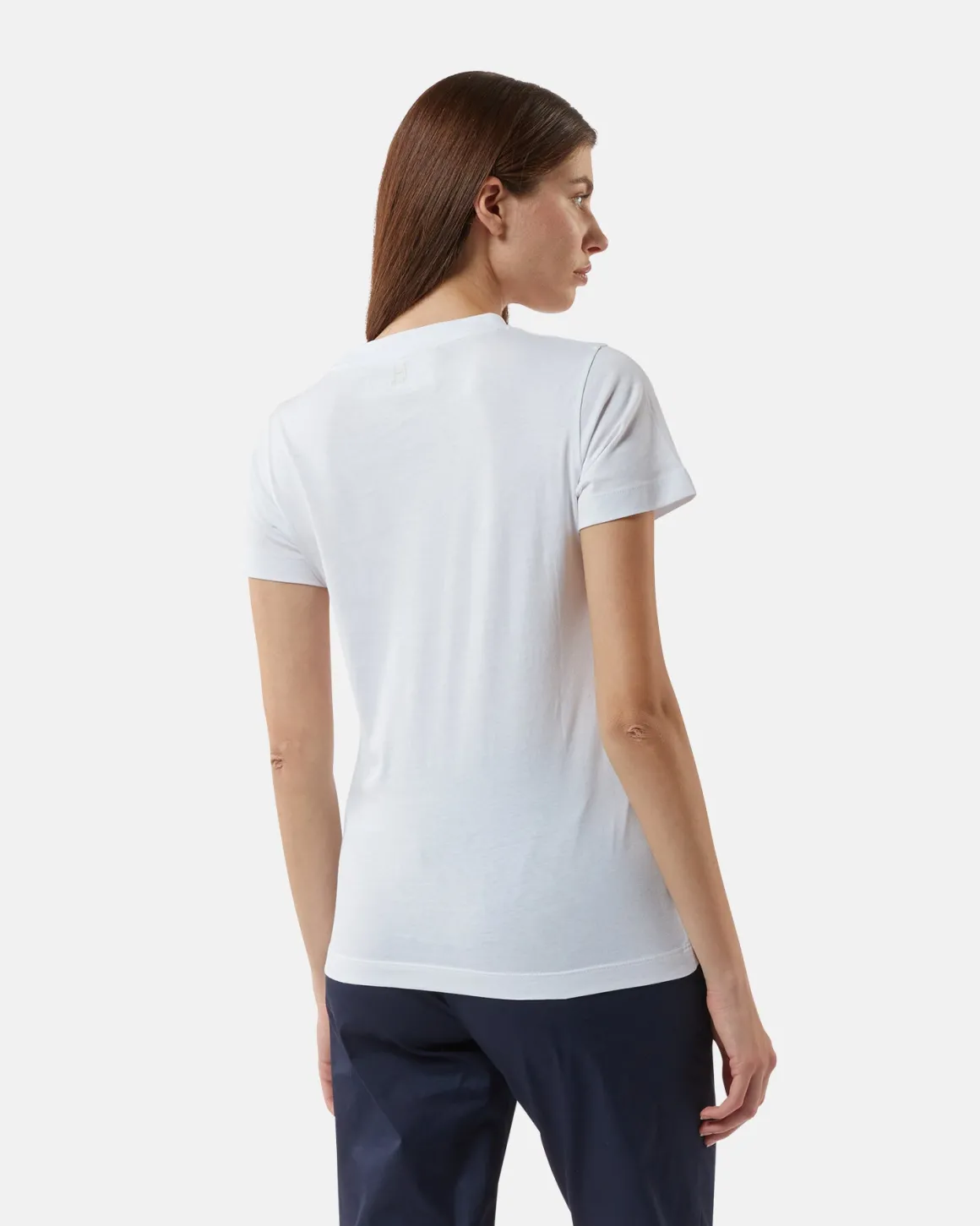 Cotton t-shirt with "effortless" embroidery