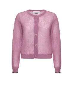 Crew neck cardigan