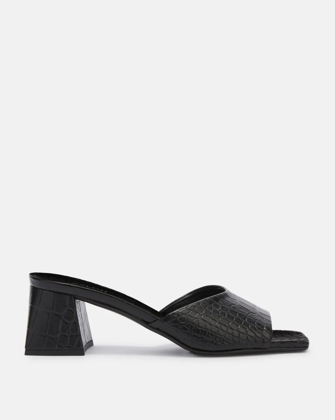 Crocodrillo effect sabot sandals