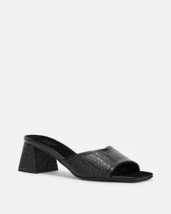 Crocodrillo effect sabot sandals