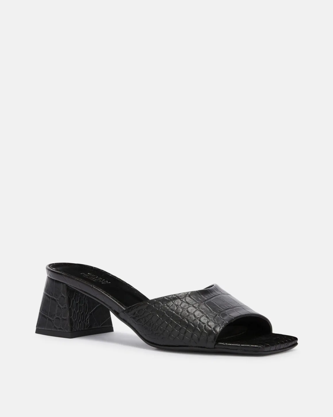 Crocodrillo effect sabot sandals