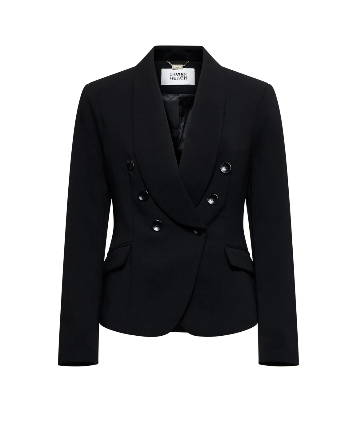 Double-breasted blazer with a fitted cut