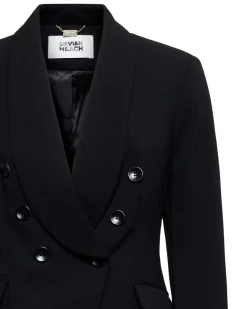Double-breasted blazer with a fitted cut