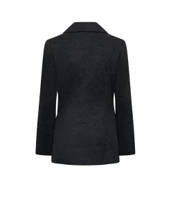 Double-breasted blazer with maxi lapels