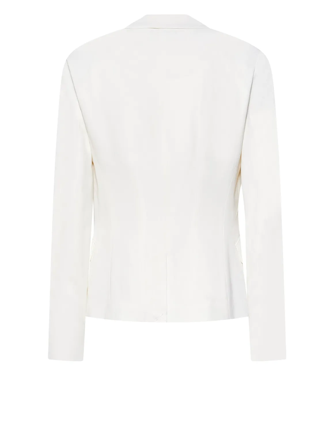 Double-breasted jacket with soft lapels and refined details