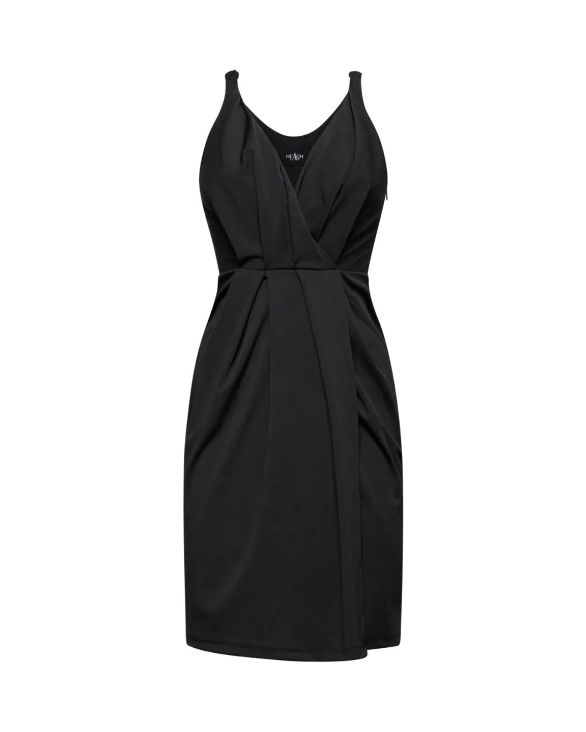Dress with front drapes