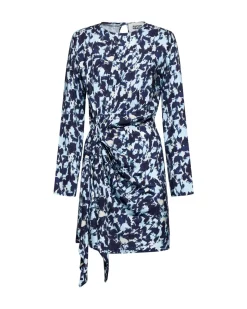 Dress with side knot