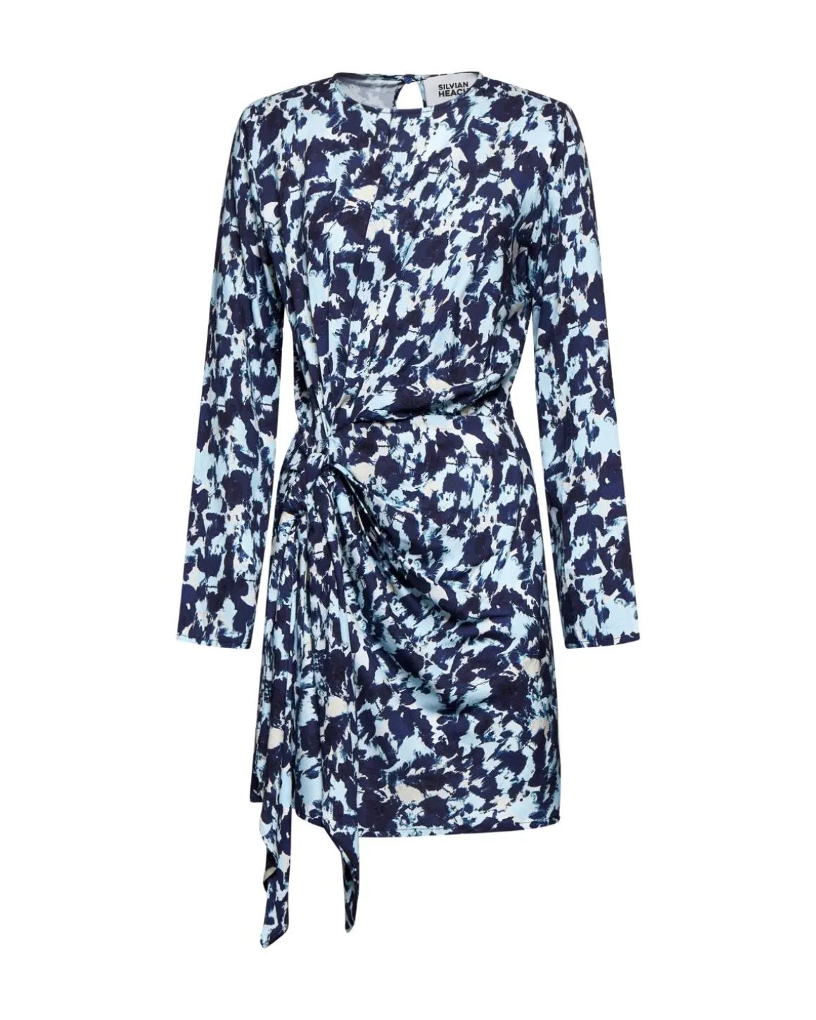 Dress with side knot