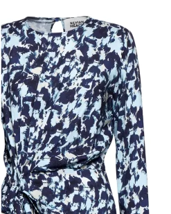 Dress with side knot
