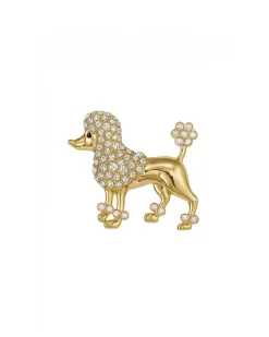 Figurative brooch with iconic design