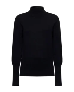Fitted turtleneck sweater