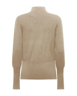 Fitted turtleneck sweater