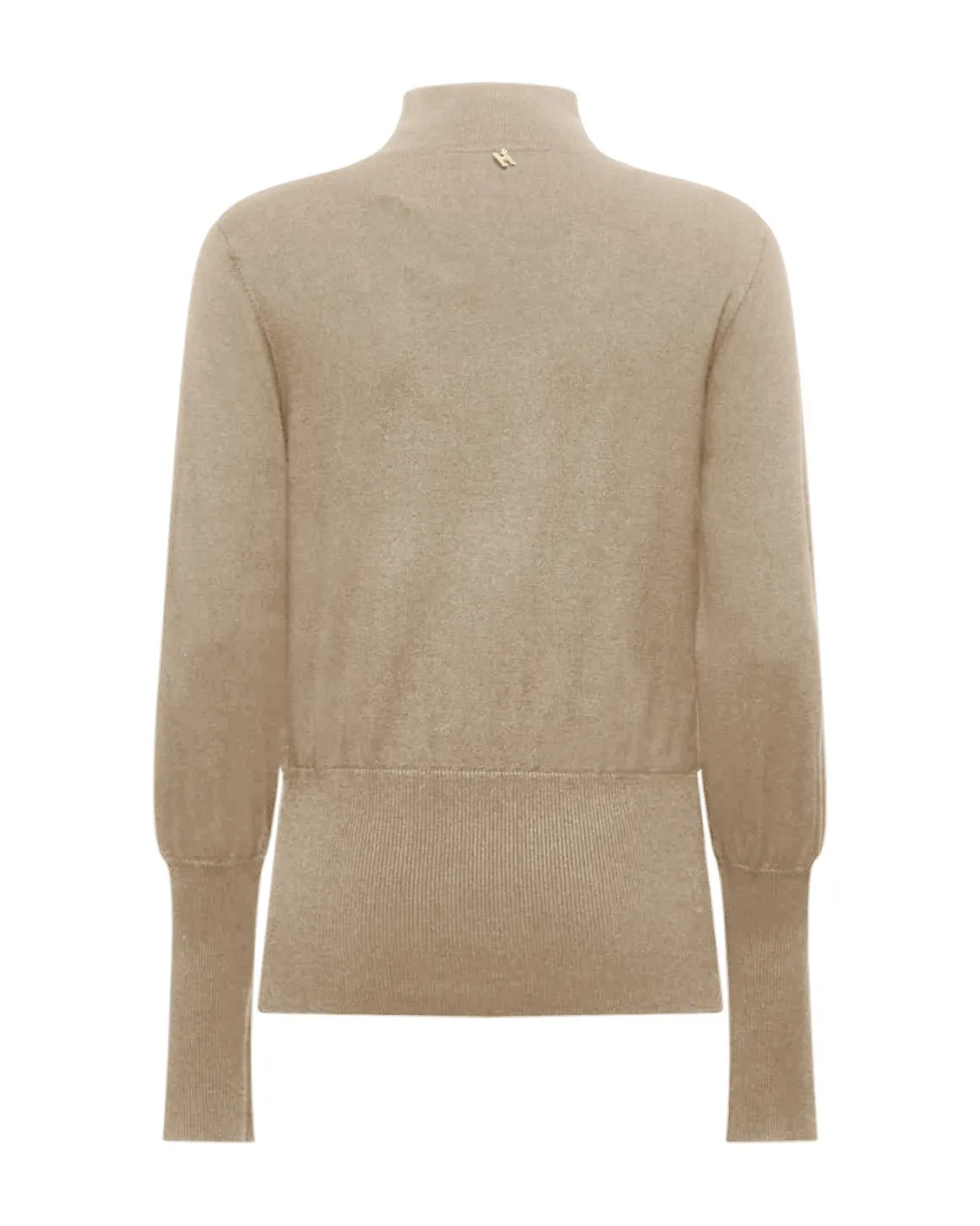 Fitted turtleneck sweater