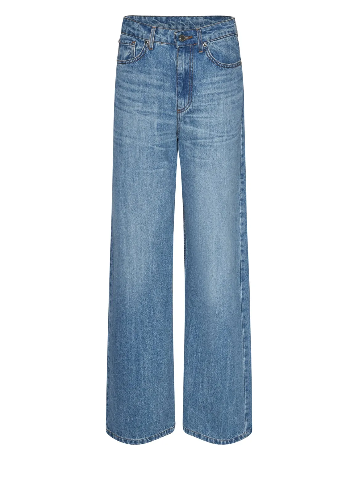 Five-pocket trousers with a wide fit
