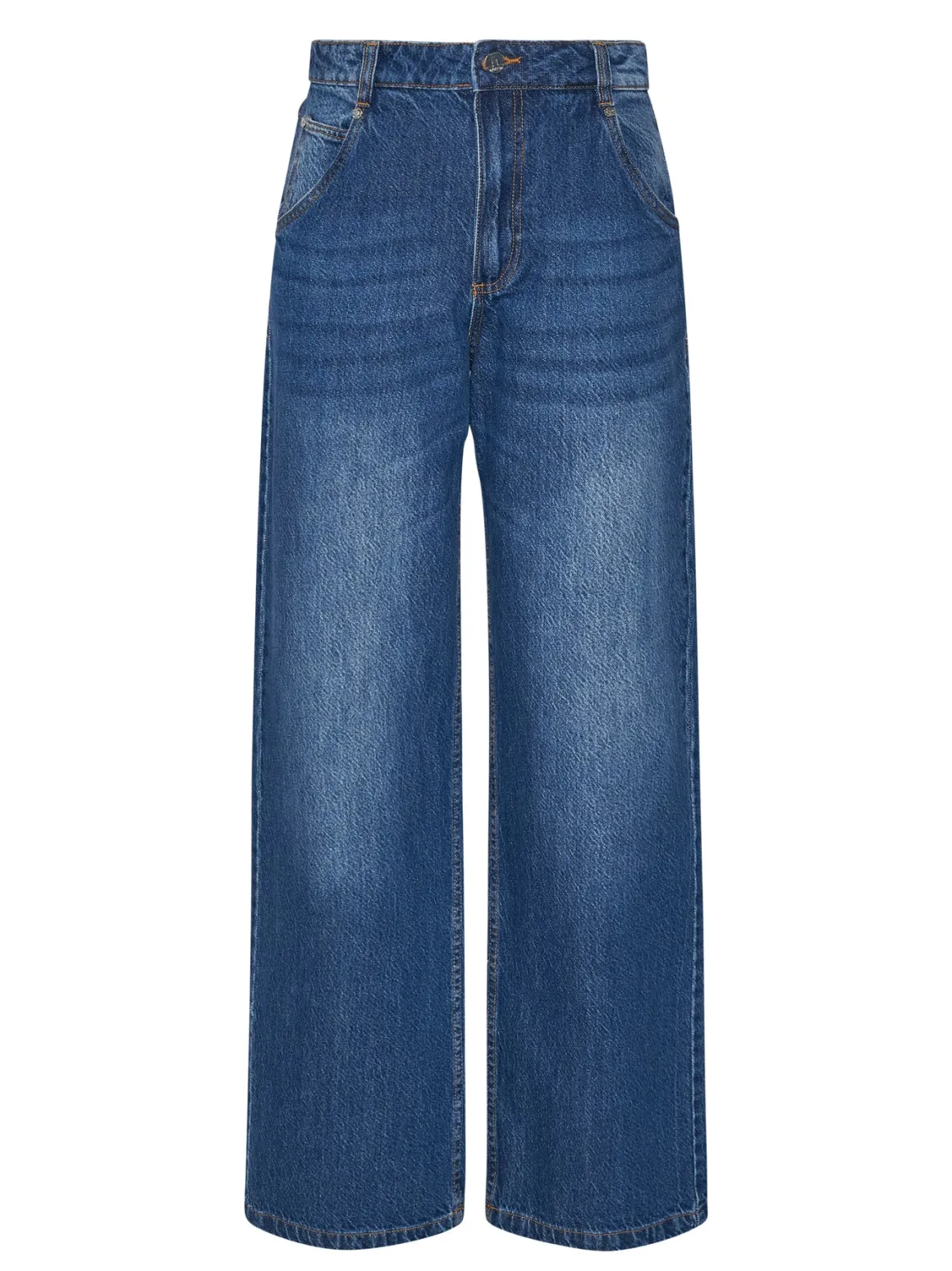 Five-pocket trousers with a wide fit