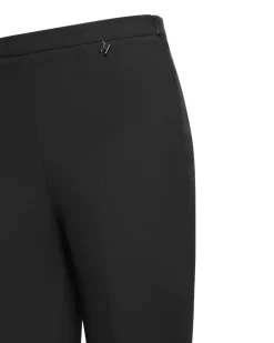 Flared trousers with wide leg