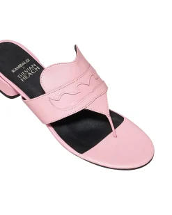 Flip-flop sandal with a geometric design
