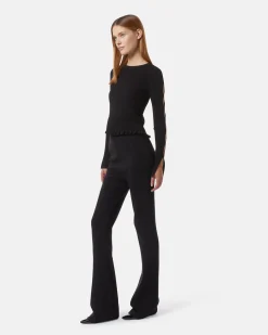 High waist -waving pants