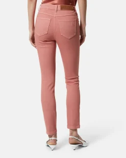 High -waisted skinny jeans