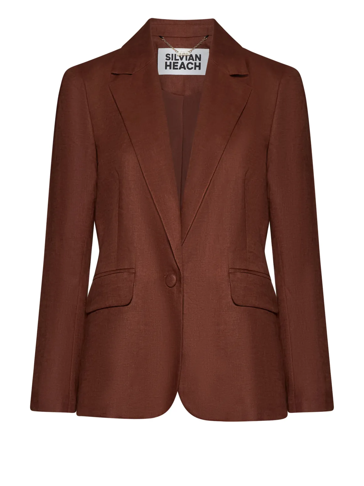 Jacket with classic lapels and essential lines