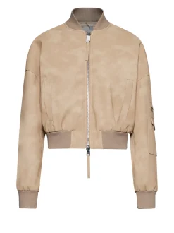 Jacket with Zip Closure and Contemporary Design