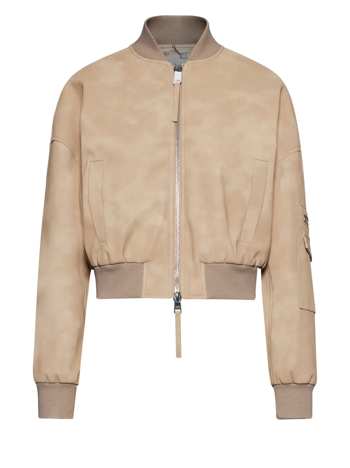 Jacket with Zip Closure and Contemporary Design