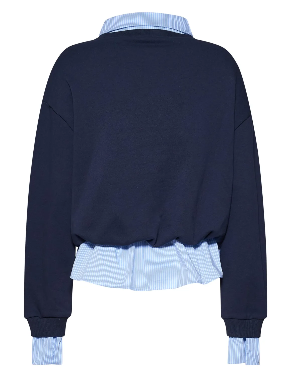 Layered sweater with a contemporary design
