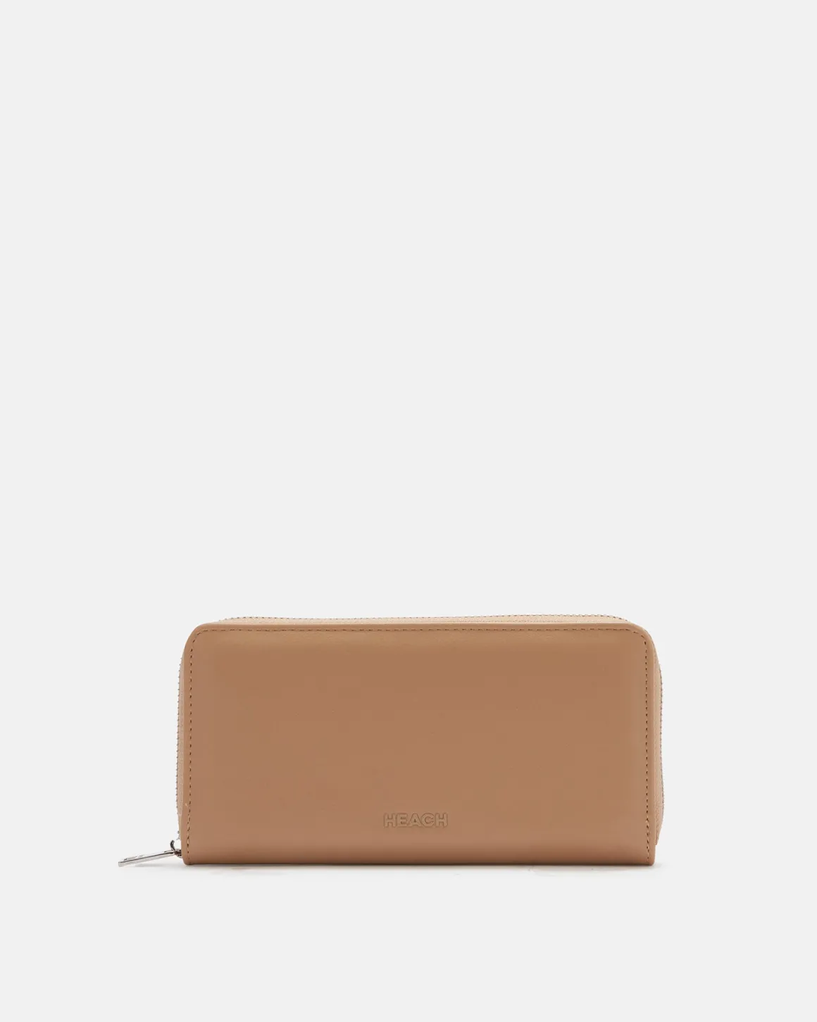 Leather wallet with zip