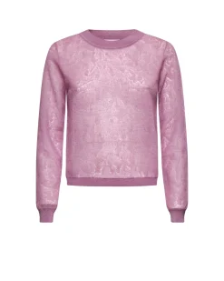 Light pink knitted sweater