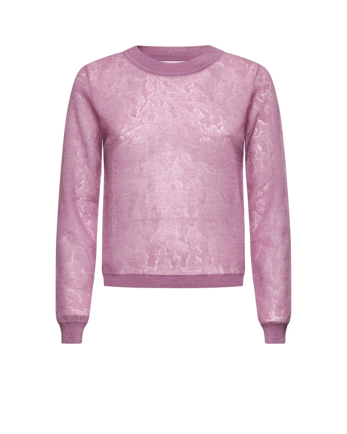 Light pink knitted sweater