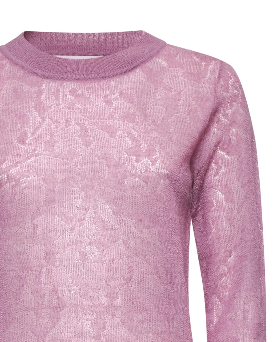 Light pink knitted sweater