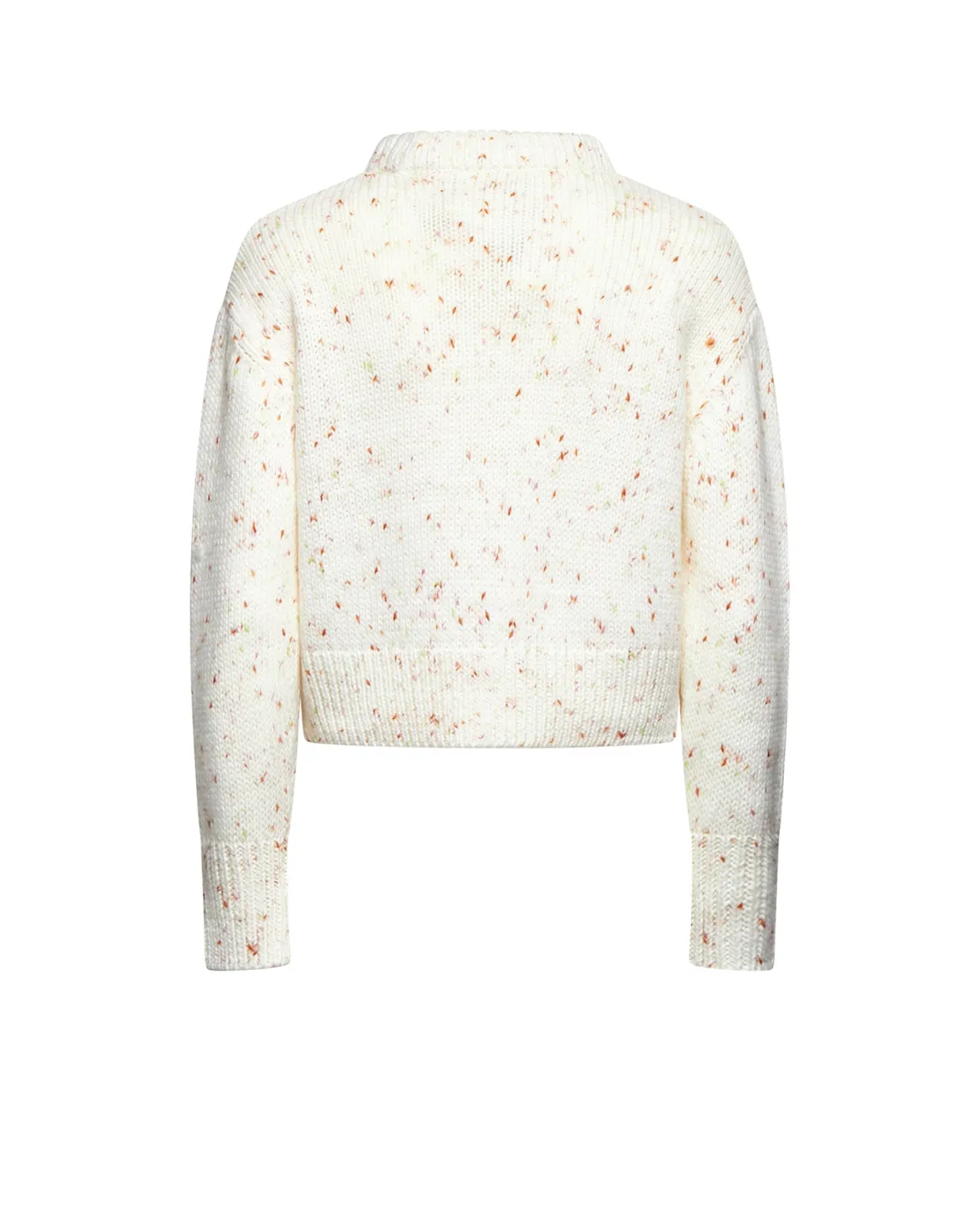 Light sweater with contrasting micro details