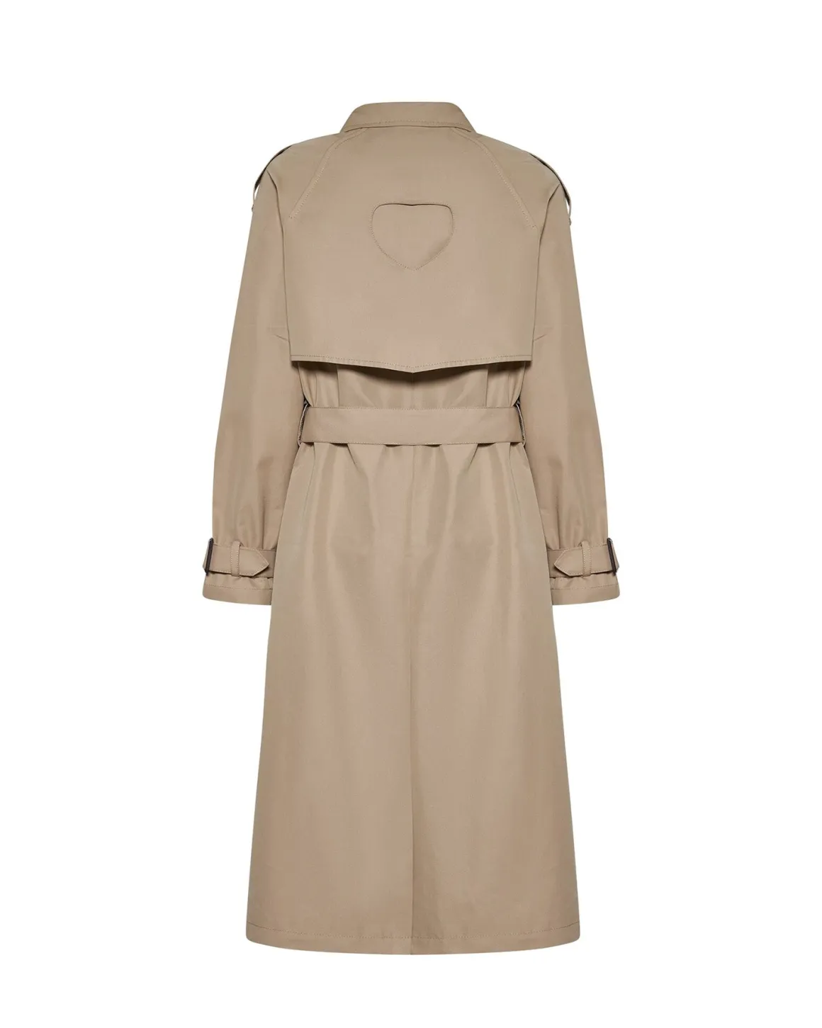 Long coat with belt and iconic detail