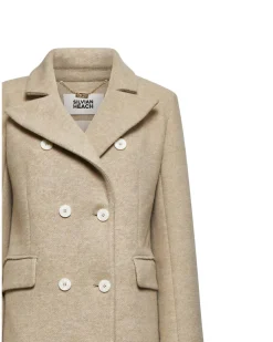 Long double-breasted coat