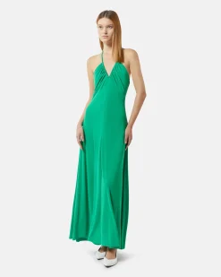 Long dress with draper