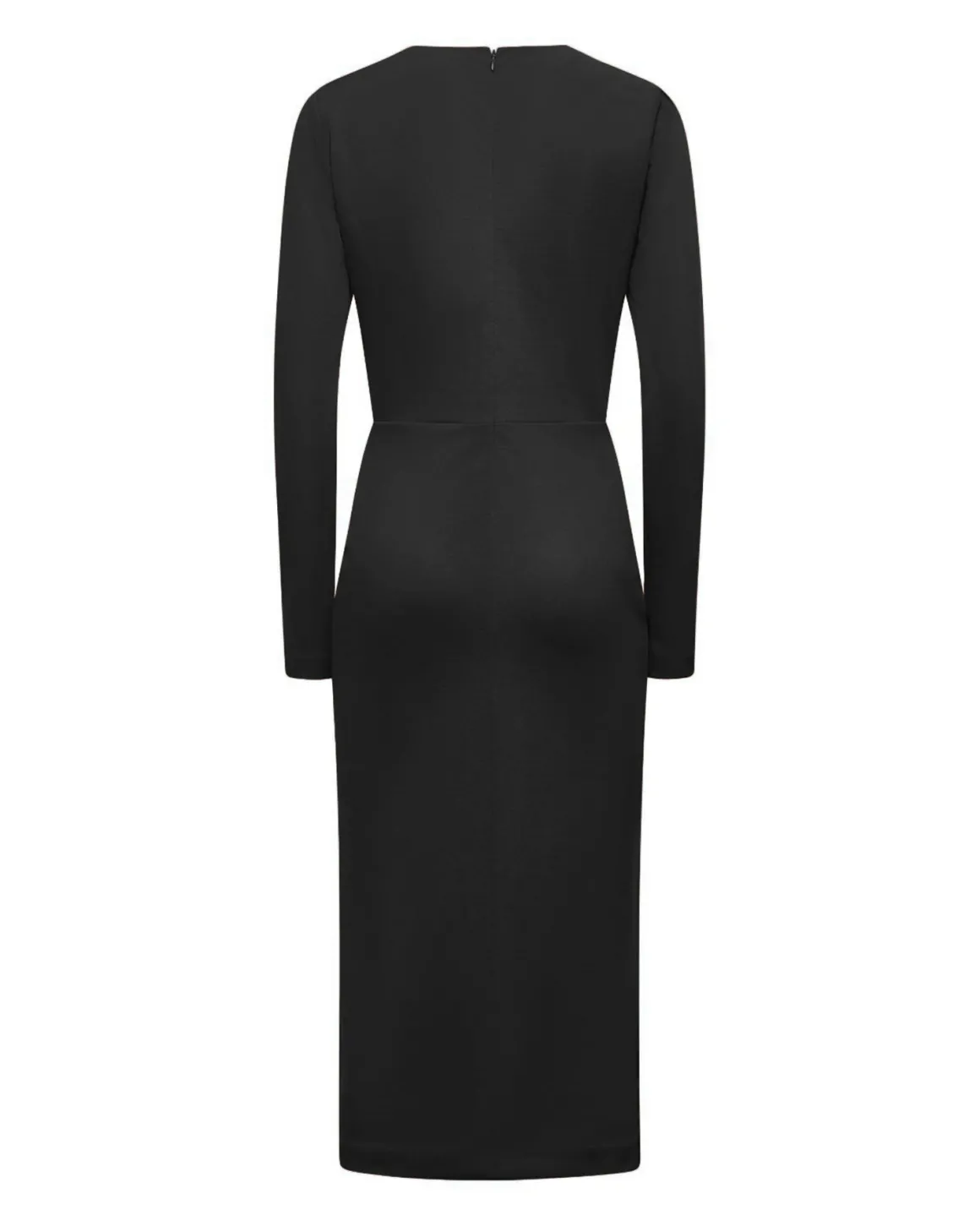Midi dress with ruffled detail