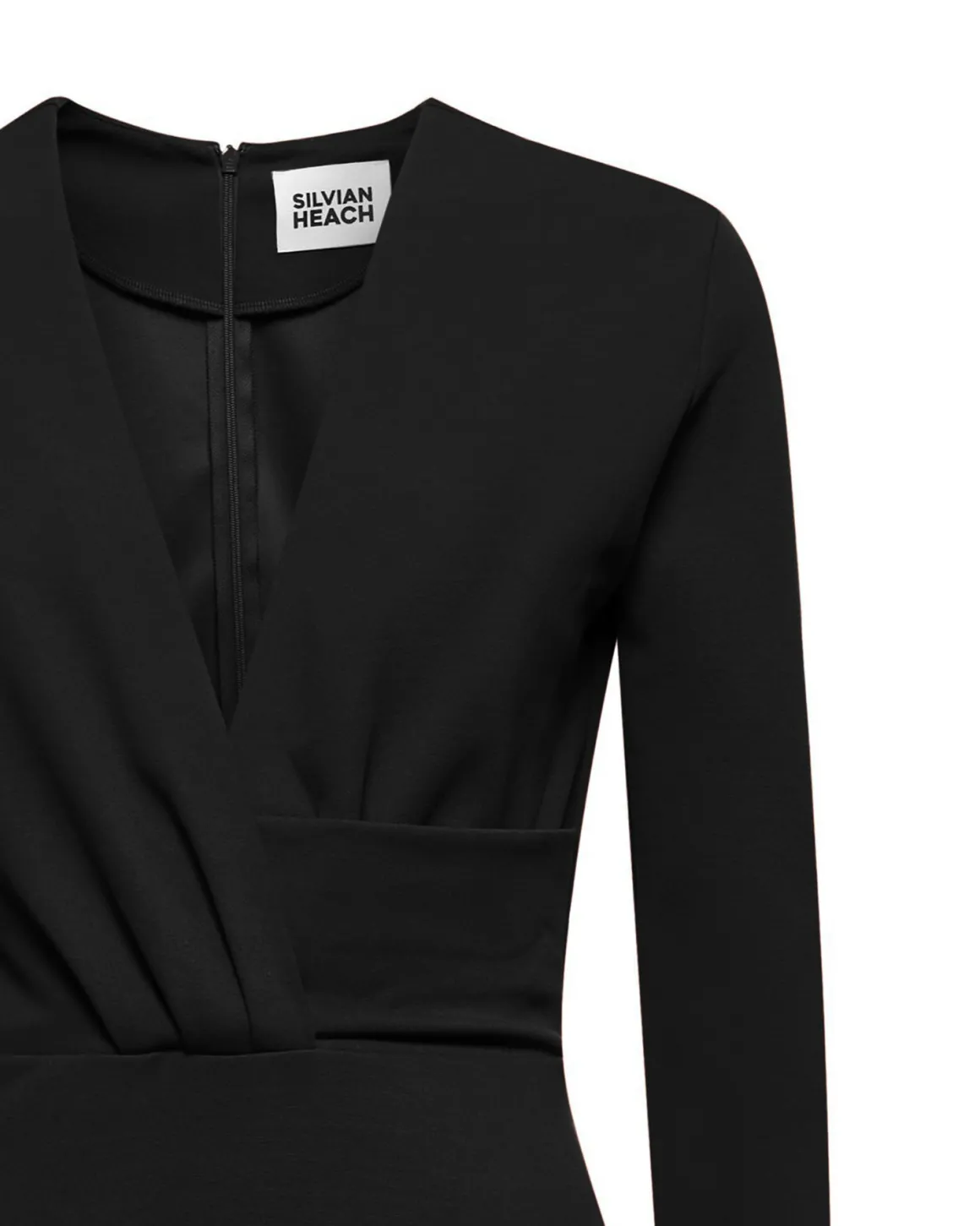 Midi dress with ruffled detail