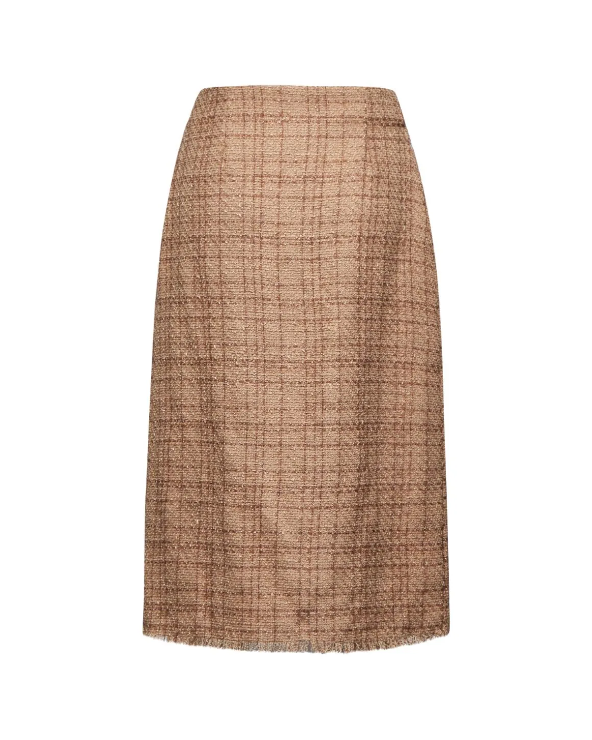 Midi skirt with jewel buttons