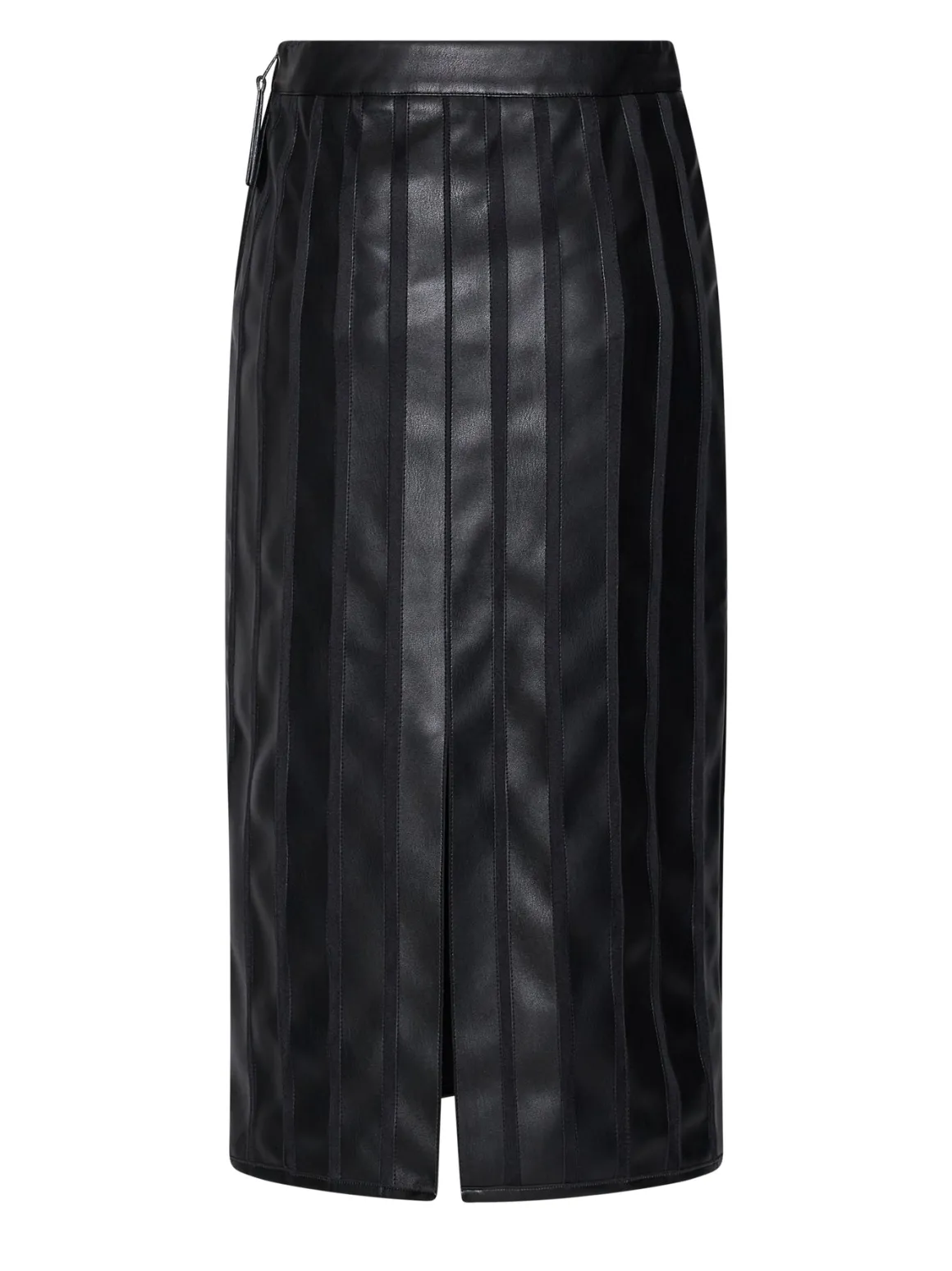 Midi skirt with vertical panel pattern