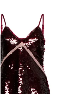 Mini dress with sequins