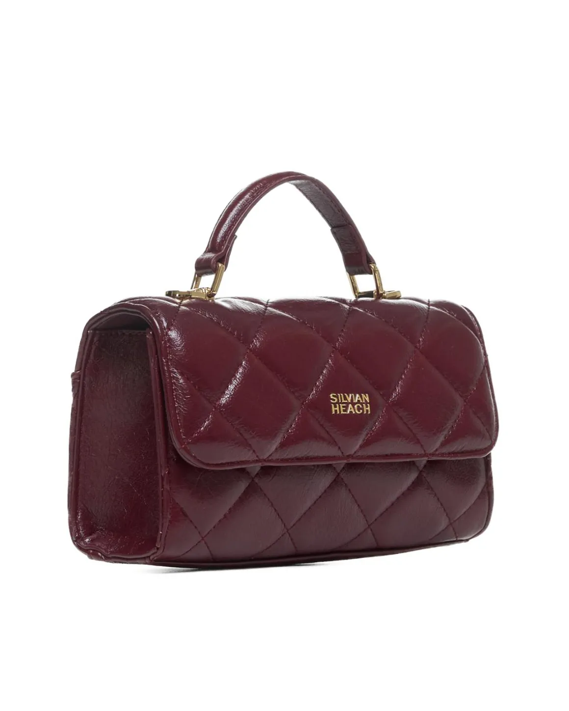 Mini quilted bag with handle