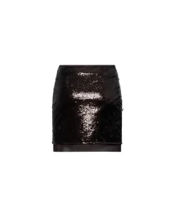 Mini skirt with sequins